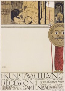 First Exhibition Poster of the Vienna Secession (Censored Version)